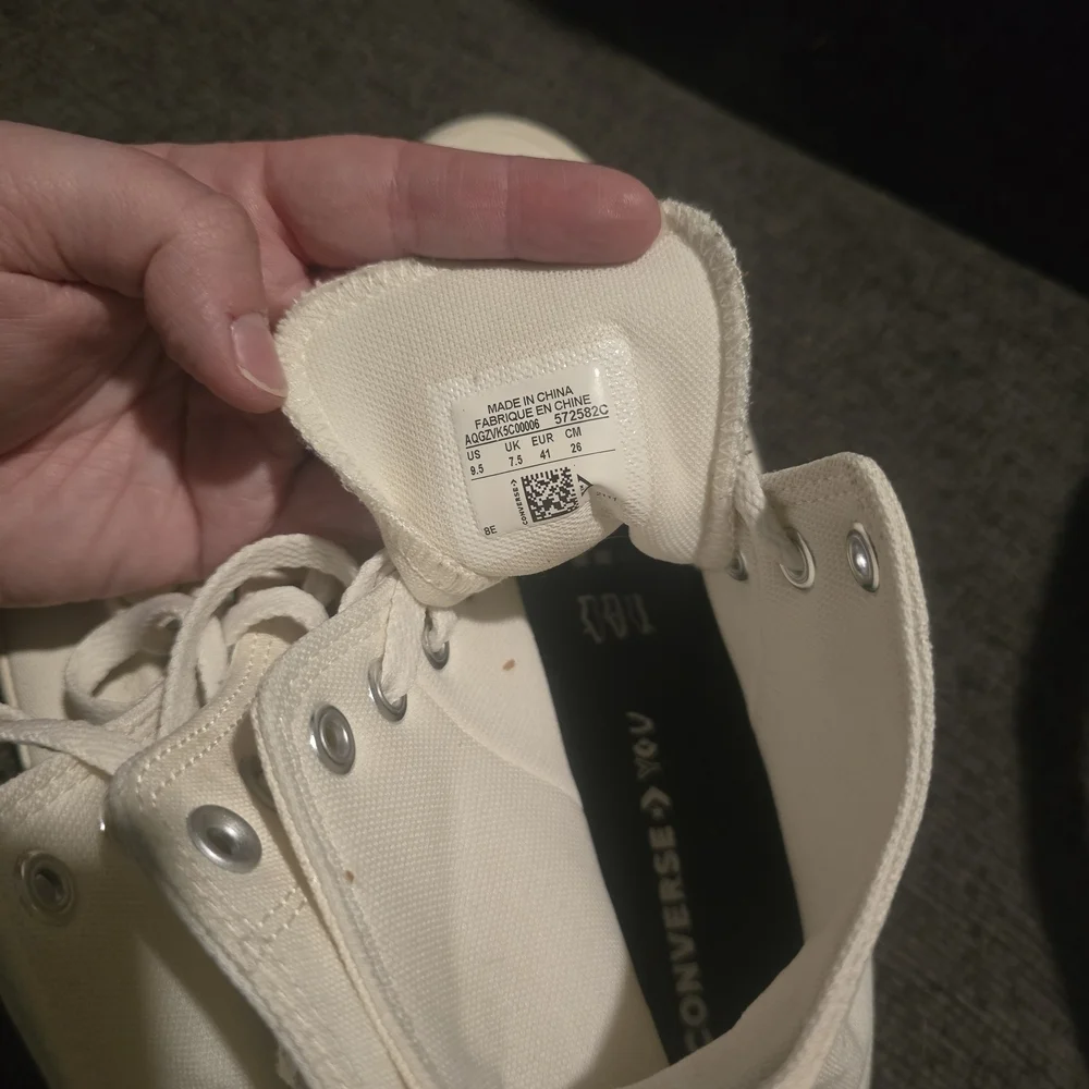 Converse Women's White High-Top Lug Sole Sneakers - Picture 6 of 6
